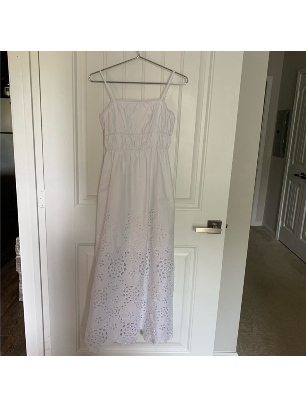 Madewell Dress 6 Embroidered White - Picture 7 of 11
